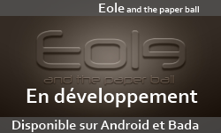 Jeu vidéo Android et bada Eole and the paper ball