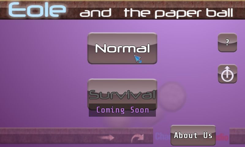 main menu
